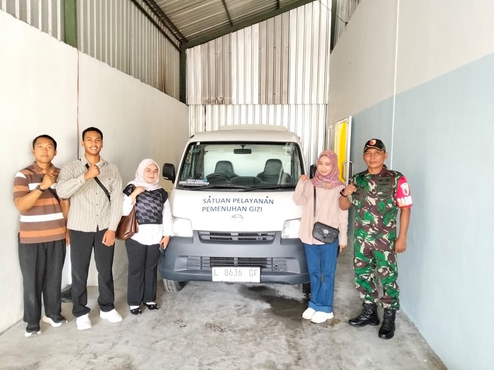 Babinsa Koramil 0825/07 Cluring Dampingi Kegiatan Makan Bergizi Gratis oleh Badan Gizi Nasional di TK, SD, dan SMA