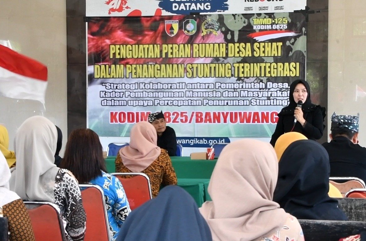 Penurunan Stunting Melalui Program Non Fisik TMMD Banyuwangi