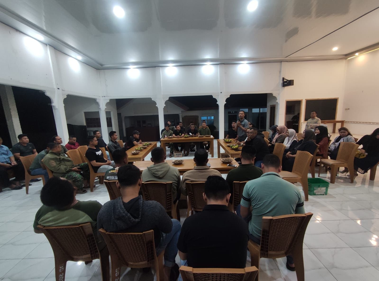 Pisah Sambut Satgas Yonif 527/Baladibya Yudha di Kantor Desa Siliragung