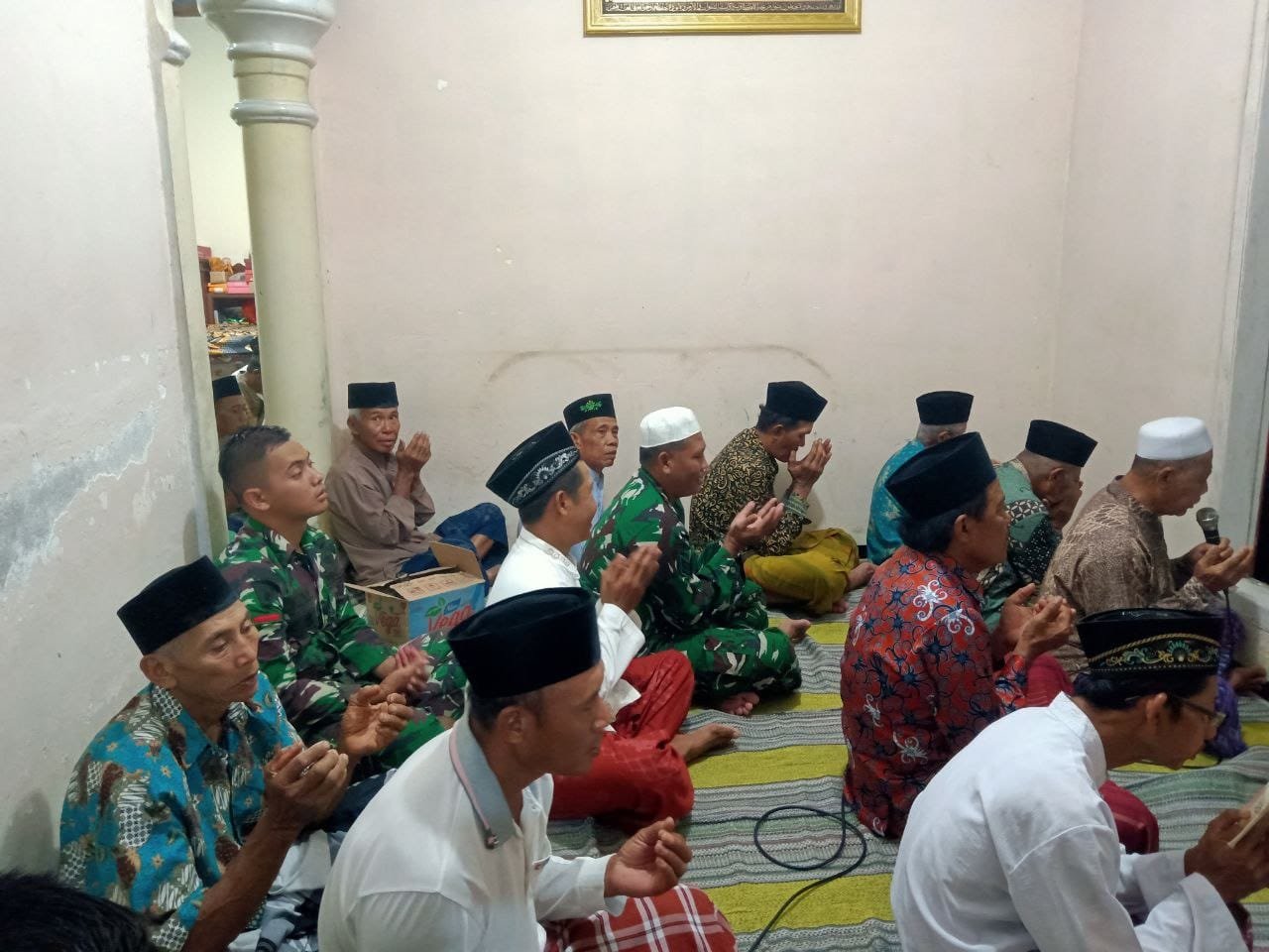 Bintal Korem 083/Bdj Gelar Yasinan dan Tahlilan