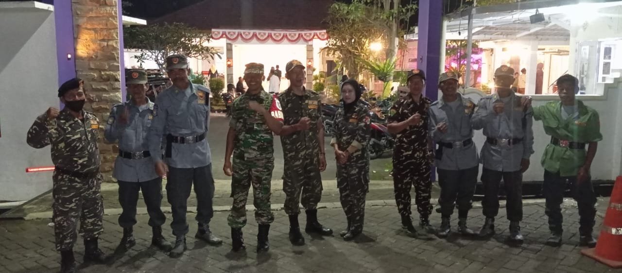 Kolaborasi TNI dan Banser Amankan Paspan Bersholawat dalam Maulid Nabi Muhammad SAW