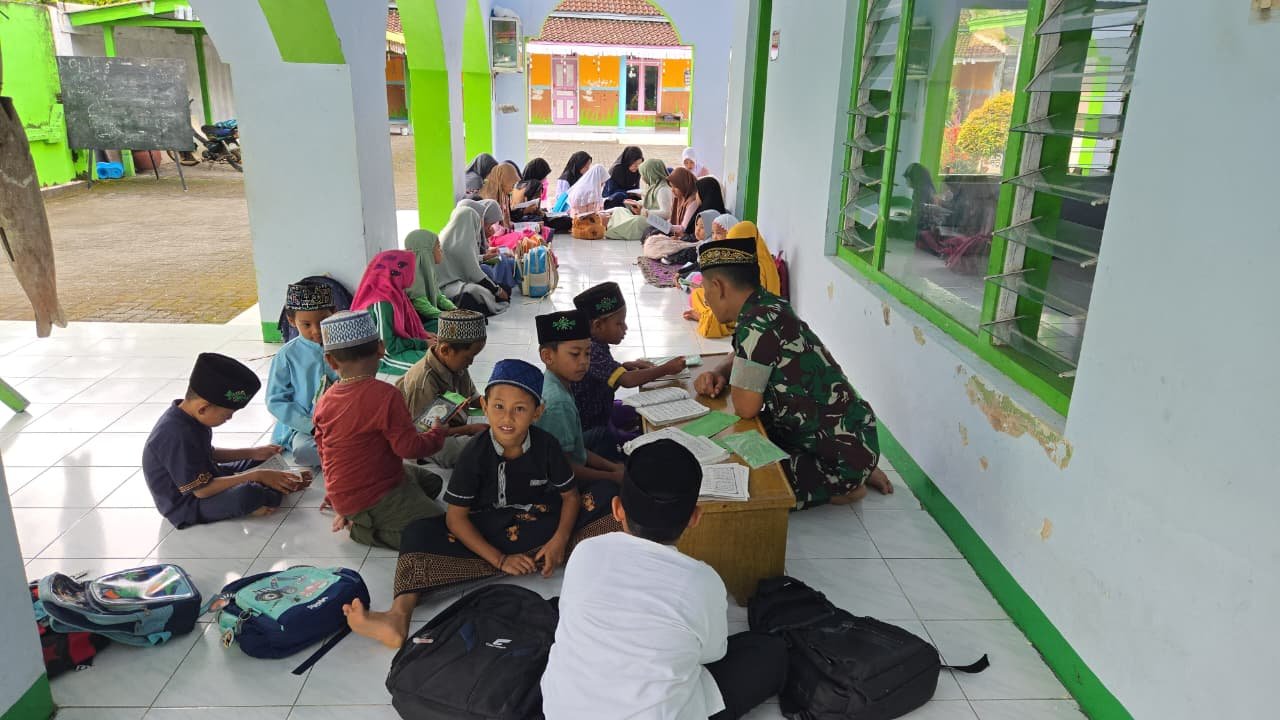 Pembinaan Mental Spiritual di TPQ Al Amin TMMD ke-126