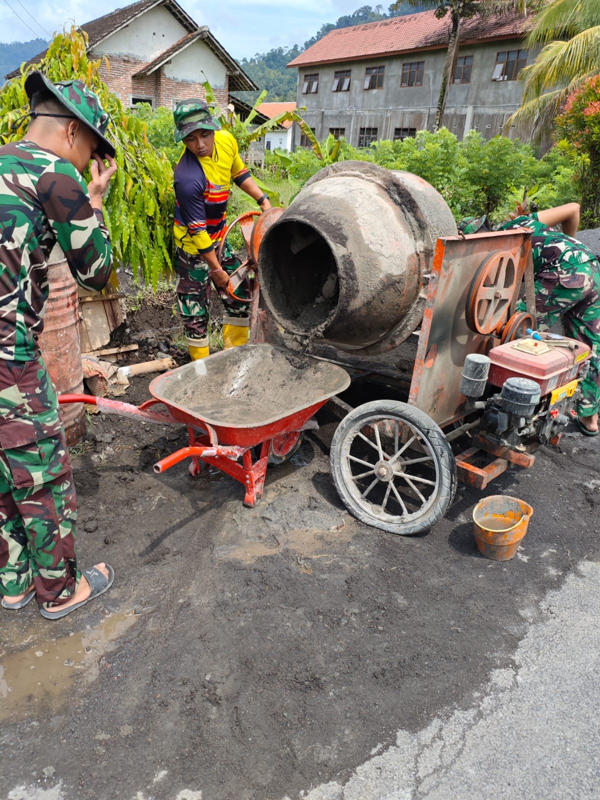 Pelaksanaan TNI Manunggal Membangun Desa (TMMD) Ke-126 Kodim 0818/Malang-Batu terus menunjukkan hasil positif