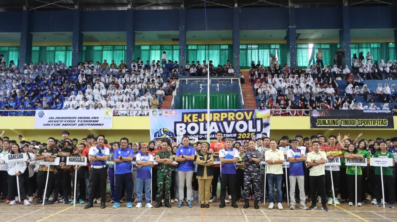 Dandim Banyuwangi Dukung Penuh Kejurprov Bola Voli Jatim U-19, Kobarkan Semangat Sportivitas dan Persaudaraan Atlet Muda