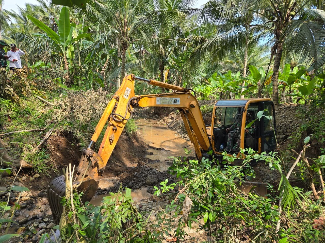 Program TNI Manunggal Membangun Desa (TMMD) ke-126 Kodim 0818/Malang-Batu terus menunjukkan progres signifikan