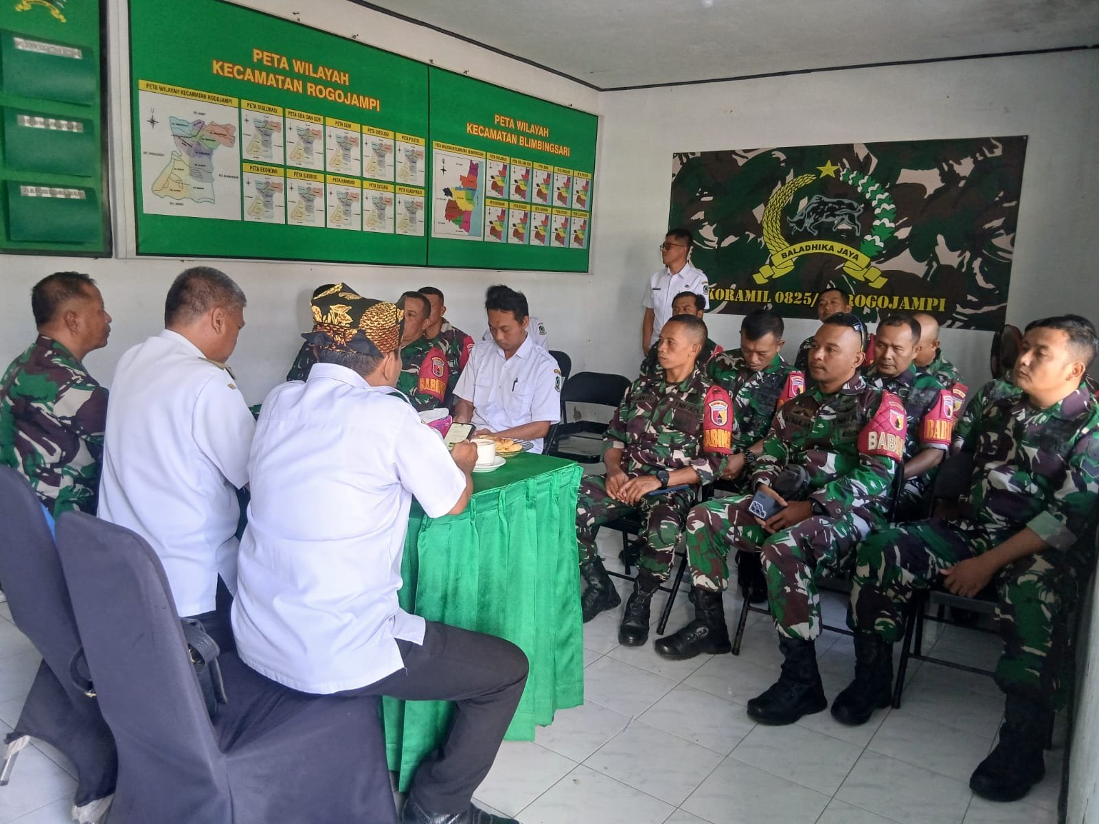 Danramil Bersama Forpimka Rogojampi dan Blimbingsari Gelar Rapat Koordinasi Program KDKMP