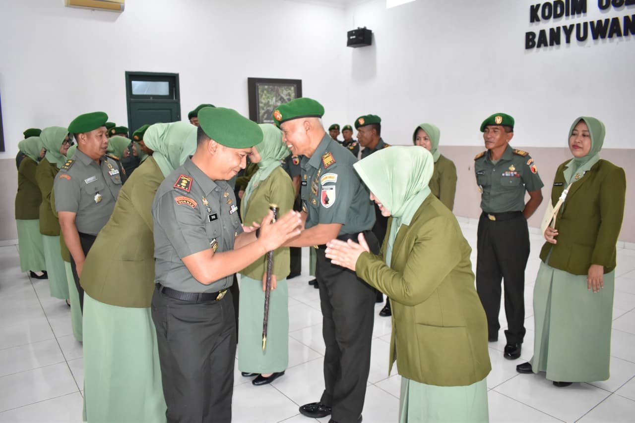 Serah Terima Jabatan Danramil Kodim 0825: Dandim Banyuwangi Segarkan Struktur Komando Teritorial
