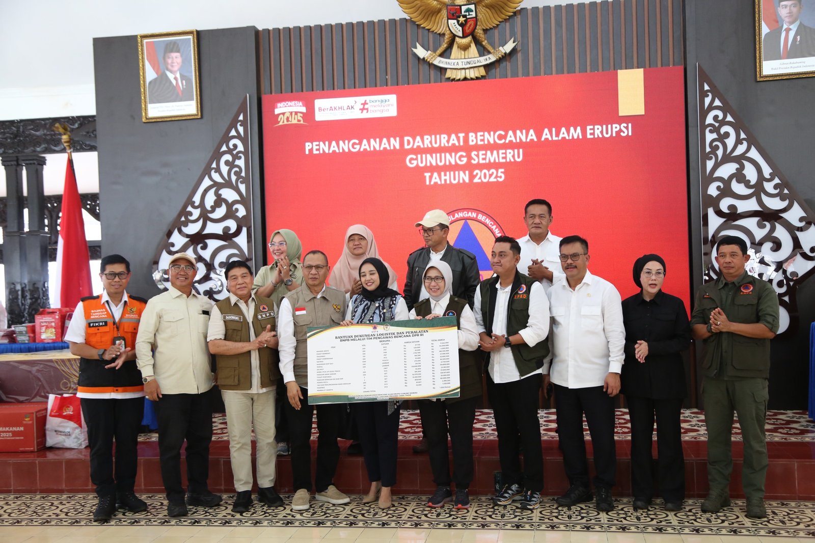 Timwas DPR RI Tinjau Penanganan Erupsi di Lumajang, Dandim 0821 Pastikan Sinergi Berjalan Optimal