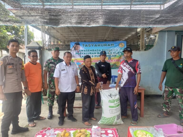 Sinergi Babinsa dan Petani: Desa Mangir Rayakan Syukuran Swasembada Pangan dan Salurkan Bantuan Alat Mesin Pertanian