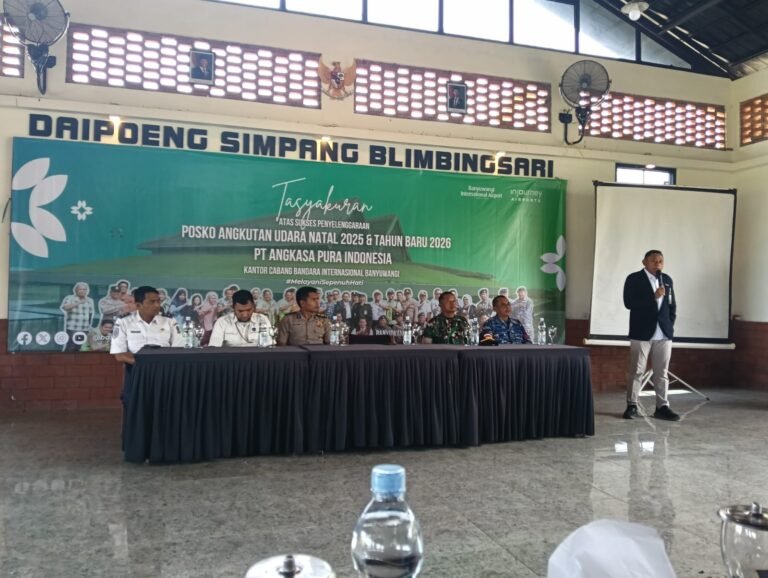 Apresiasi Keberhasilan Posko Nataru, Stakeholder Bandara Banyuwangi Pererat Silaturahmi Melalui Tasyakuran