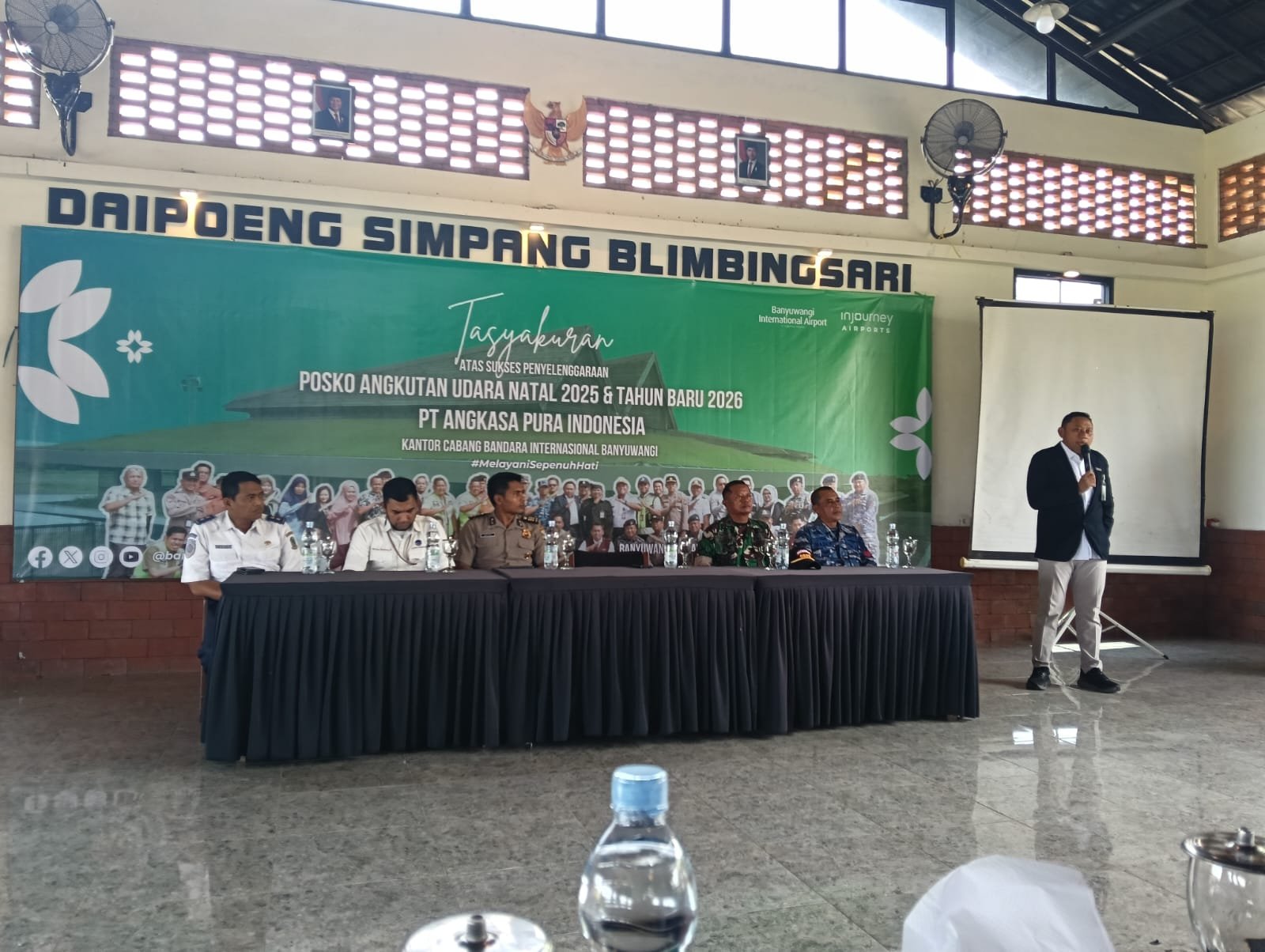 Apresiasi Keberhasilan Posko Nataru, Stakeholder Bandara Banyuwangi Pererat Silaturahmi Melalui Tasyakuran