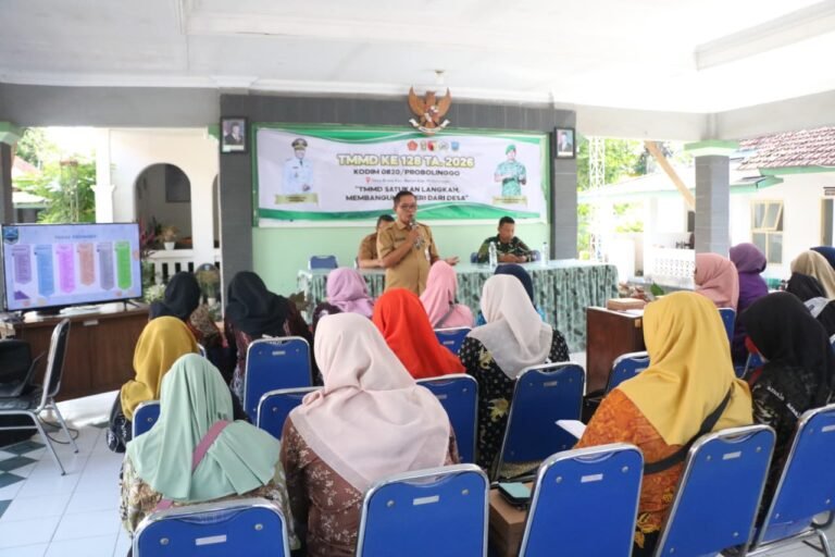 TMMD ke-128 Kodim Probolinggo Bangun TPT di Akses Dusun Klagin, Tangani 12 Titik Longsor