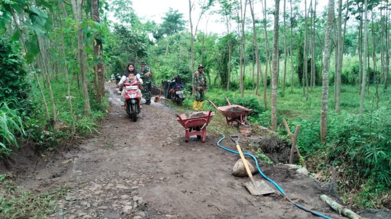 TPT TMMD Ke-128 Rampung, Warga Dusun Klagin Tak Lagi Khawatir Lintasi Jalan Rawan Longsor