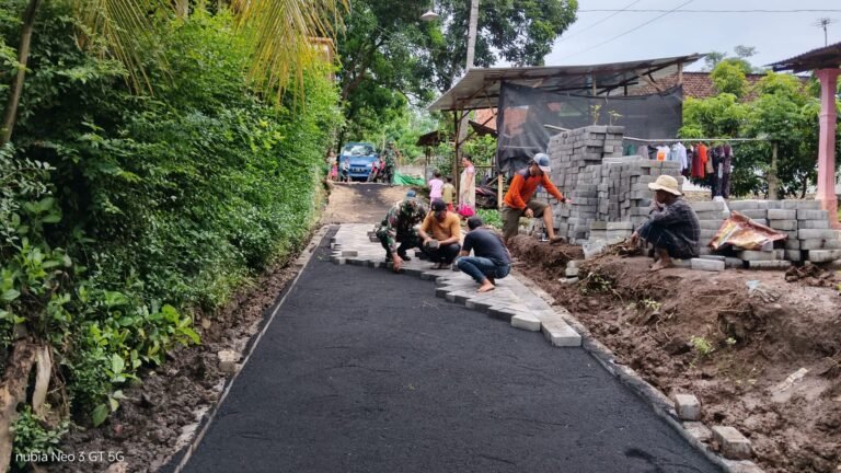Kepala Desa Brabe Bangga Desanya Jadi Lokasi TMMD ke-128.
