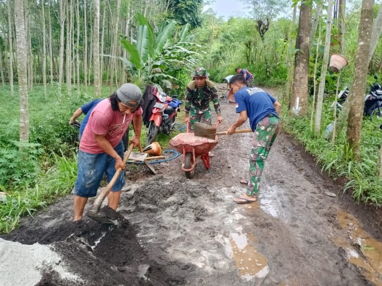 Progres TMMD Ke-128 Capai Tahap Akhir, Pembangunan TPT Tinggal 2 Titik.
