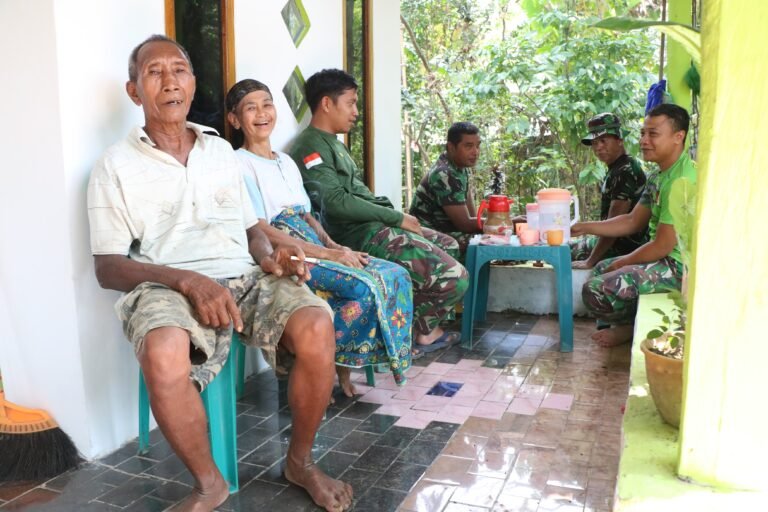 Warga Desa Brabe Sambut Positif Kegiatan Non Fisik TMMD Ke-128.
